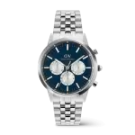 Đồng hồ Iconic Chronograph Arch 5-Link Arctic Panda - Bạc