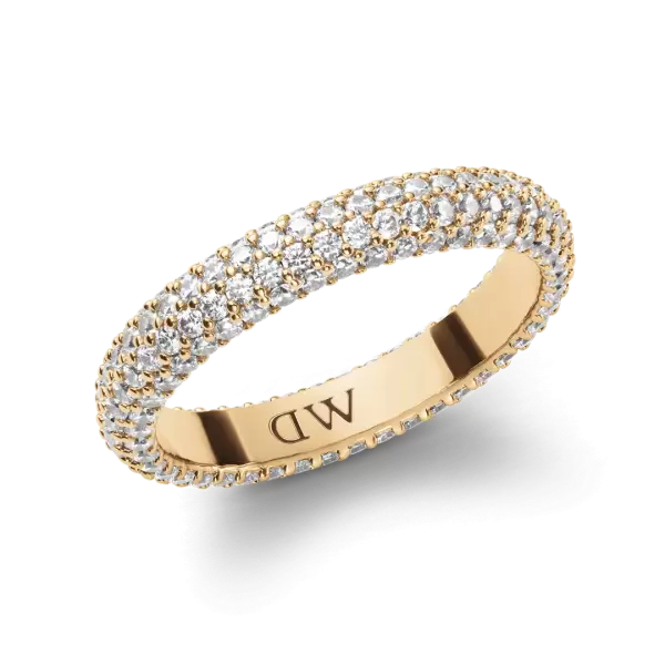 Nhẫn Pavé Crystal - Vàng
